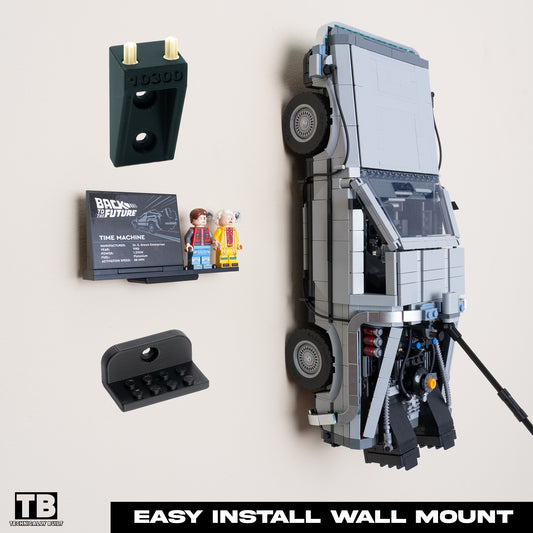 Wall Mount for LEGO Creator DeLorean-10300