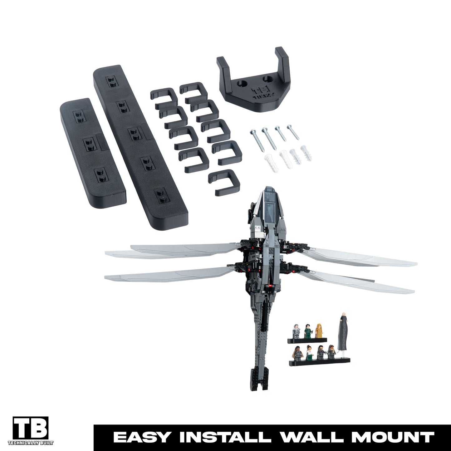 Wall Mount for LEGO Icons Dune Atreides Royal Ornithopter-10327