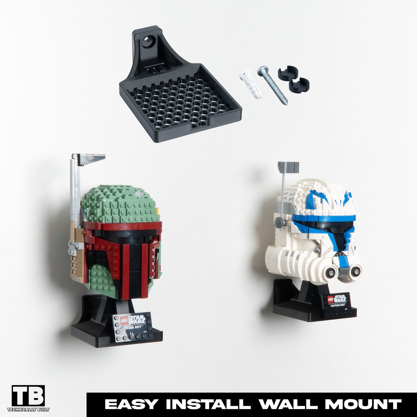 Wall Mounts for LEGO Star Wars Helmet Collection