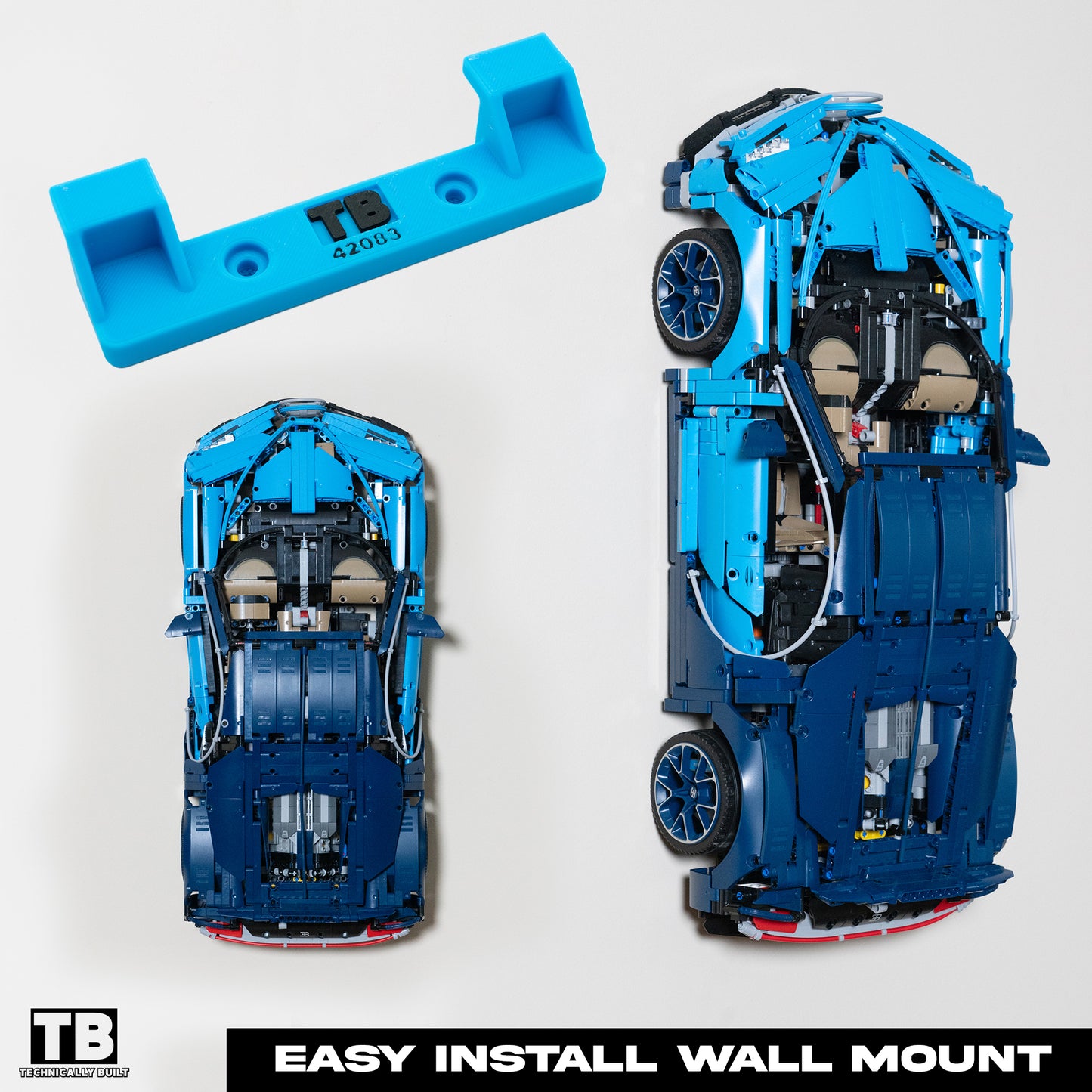 Wall Mount for LEGO Bugatti Chiron - 42083