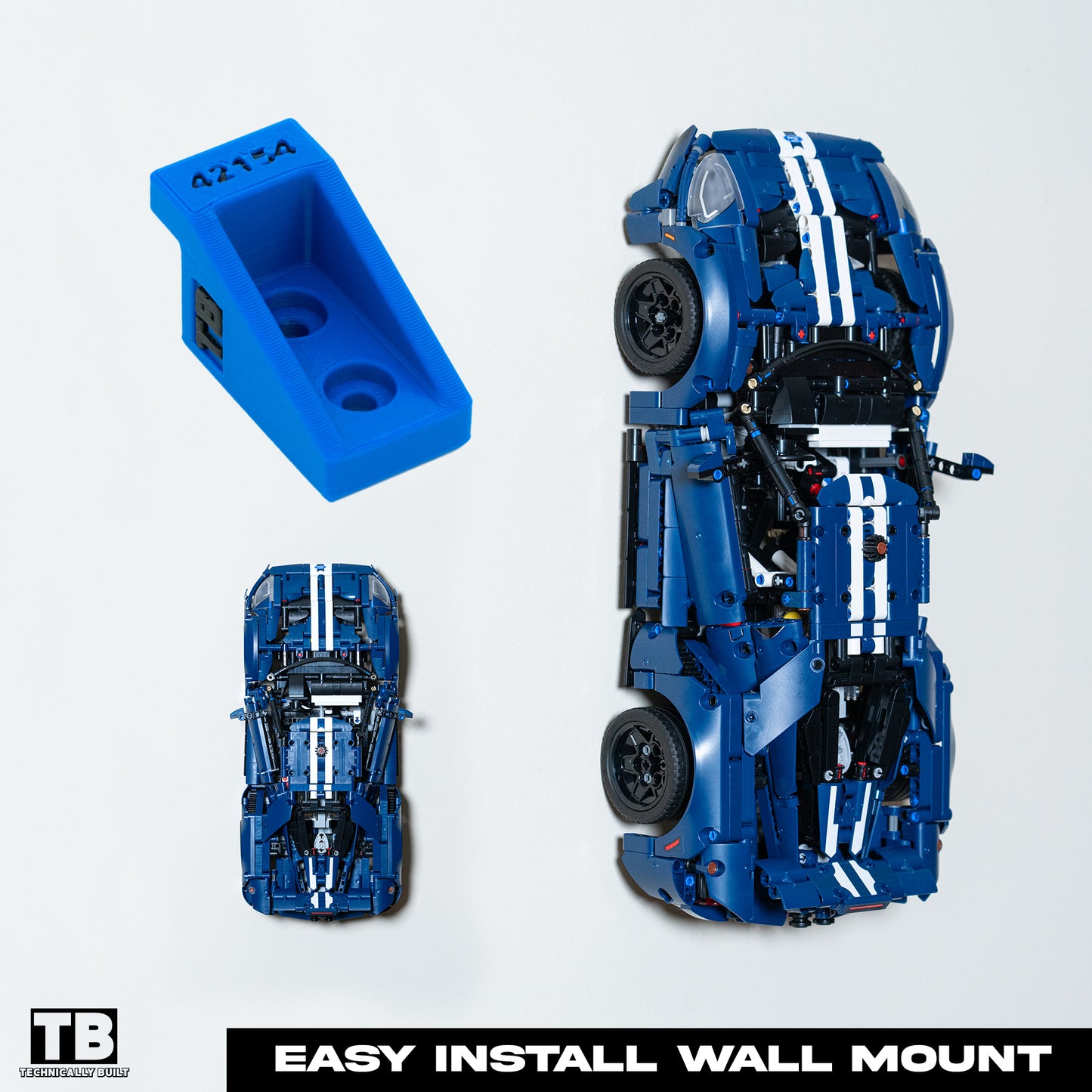 Wall Mount for LEGO Technic Ford GT-42154