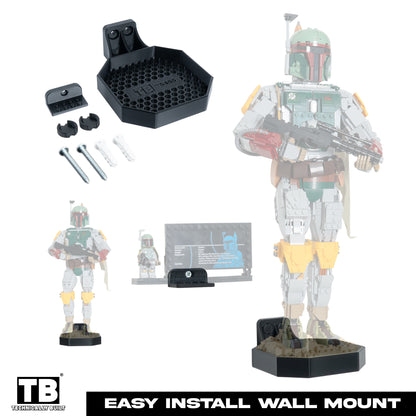 Wall Mount Compatible With LEGO Boba Fett-75455