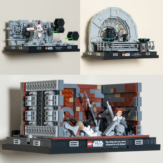 Wall Mount for LEGO Star Wars Diorama Sets