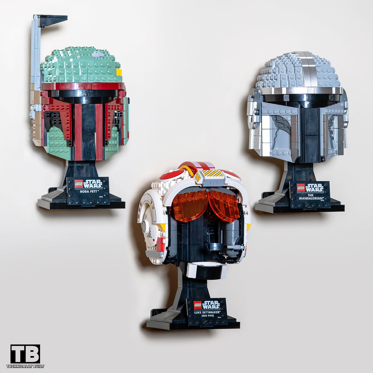 Wall Mount for LEGO Helmet Collection