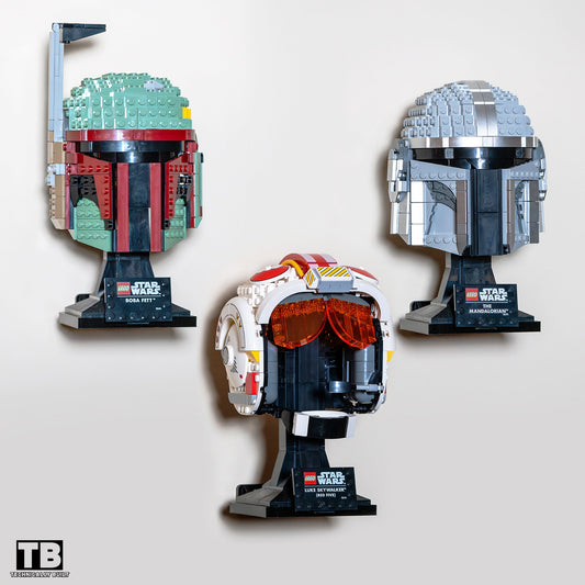 Wall Mount for LEGO Helmet Collection