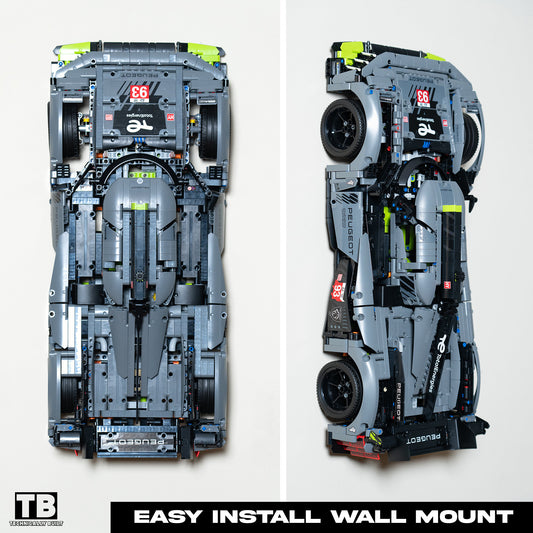 Wall Mount for LEGO Technic PEUGEOT 9x8 - 42156