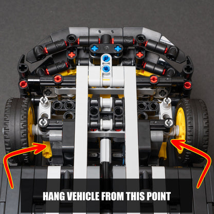 Wall Mount for LEGO Technic Bugatti Bolide - 42151/42162
