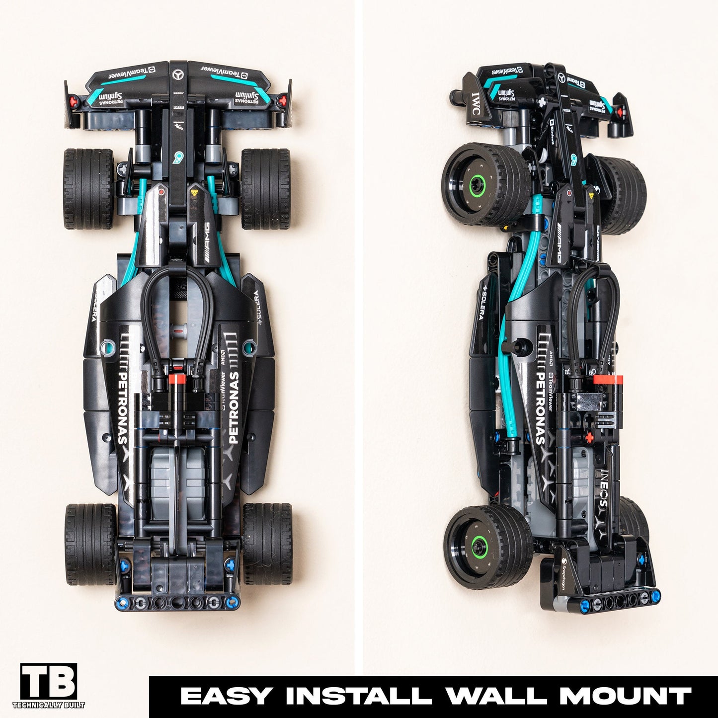 Wall Mount for LEGO Mercedes-AMG F1 W14 E Performance Pull-Back - 42165