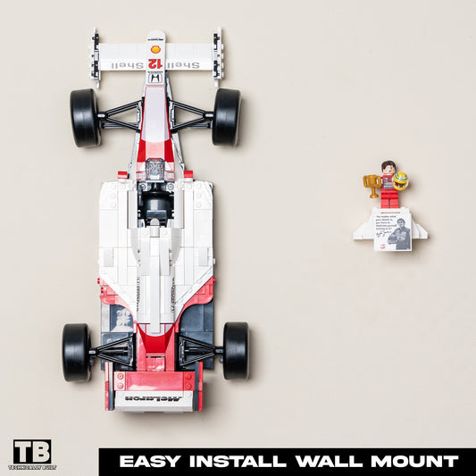 Wall Mount for LEGO Icons McLaren MP4/4 & Ayrton Senna - 10330