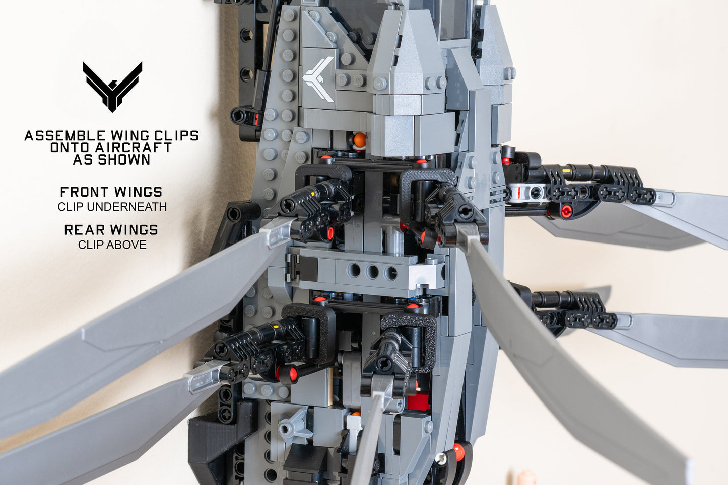 Wall Mount for LEGO Icons Dune Atreides Royal Ornithopter - 10327