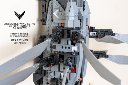 Wall Mount for LEGO Icons Dune Atreides Royal Ornithopter - 10327