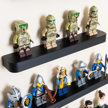 Floating Wall Shelves for LEGO Minifigures