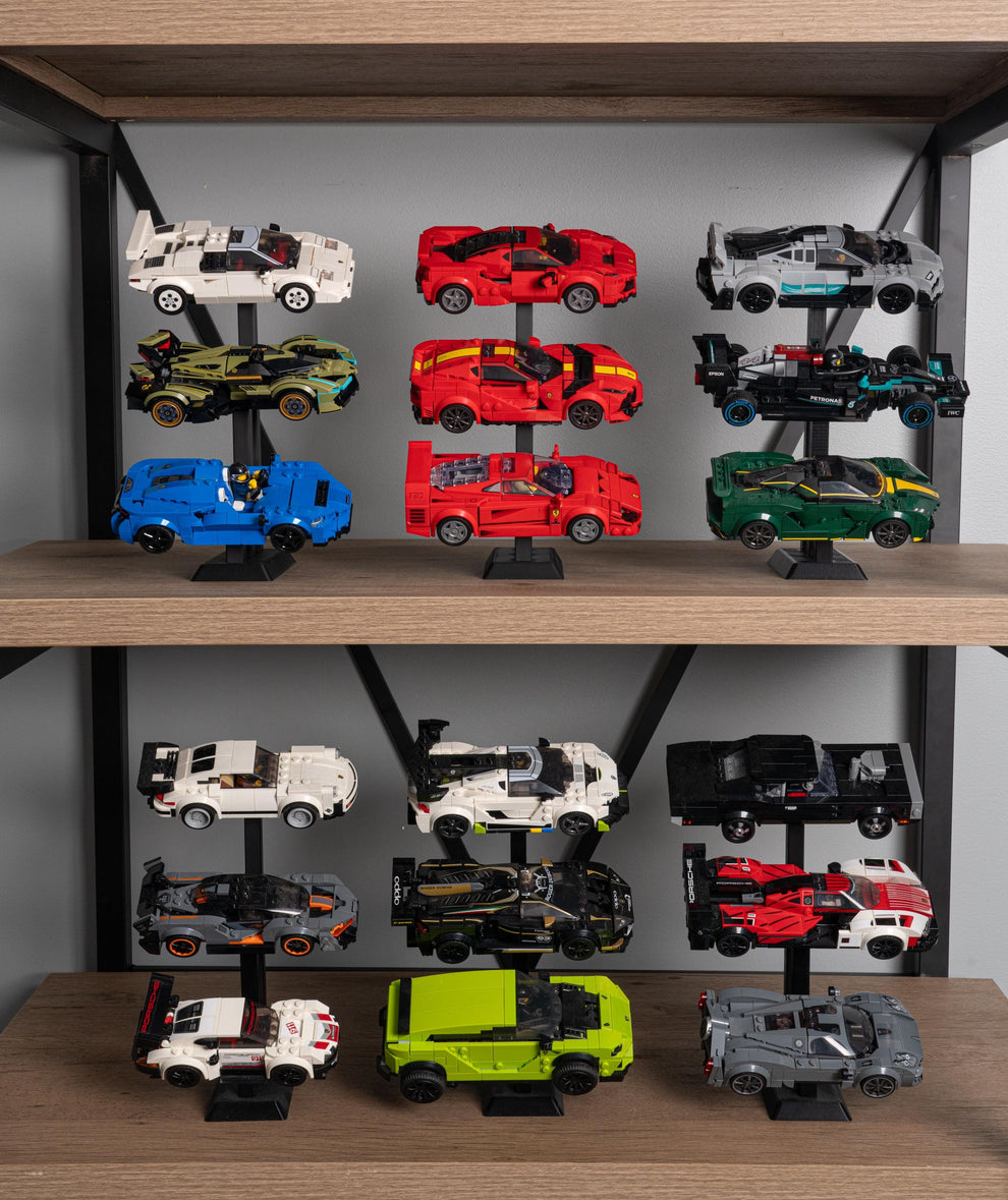 Lego Display Risers 3 Tier Riser Display for LEGO Speed Champions – TechnicallyBuilt
