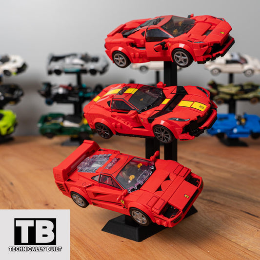 3 Tier Riser Display for LEGO Speed Champions