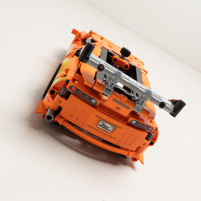 Wall Mount for LEGO Technic Fast and Furious Toyota Supra MK4 - 42204