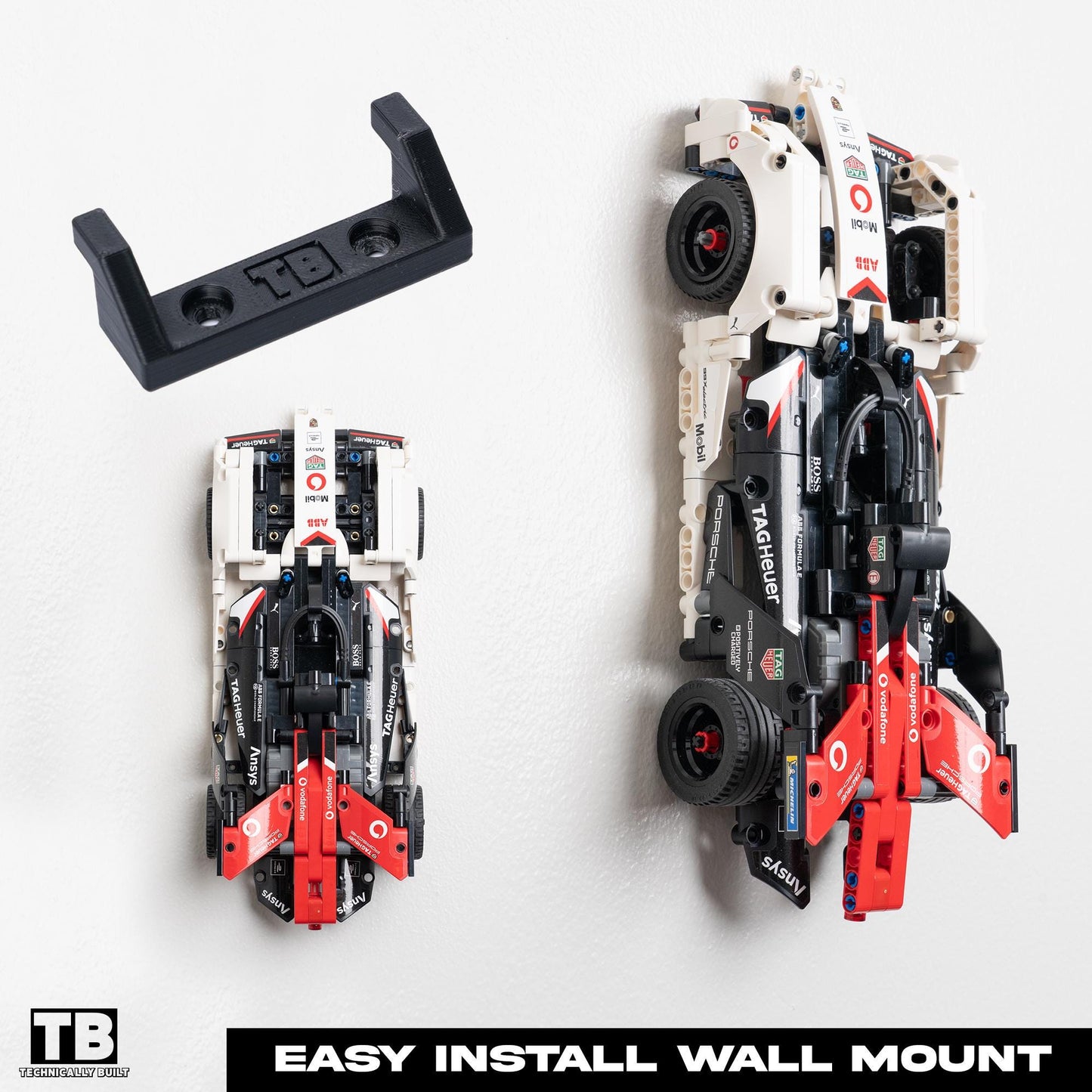 Wall Mount for LEGO Formula E Porsche 99X Electric-42137
