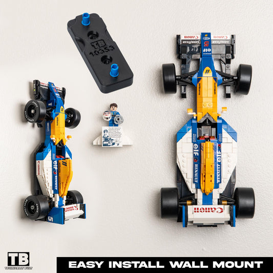 Wall Mount for LEGO Icons Williams Racing FW14B & Nigel Mansell  - 10353