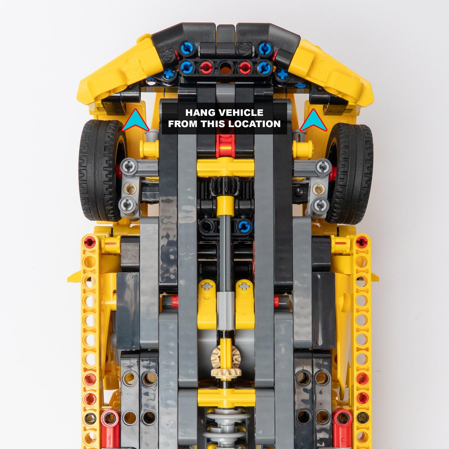 Wall Mount for LEGO Technic Chevrolet Corvette Stingray - 42205