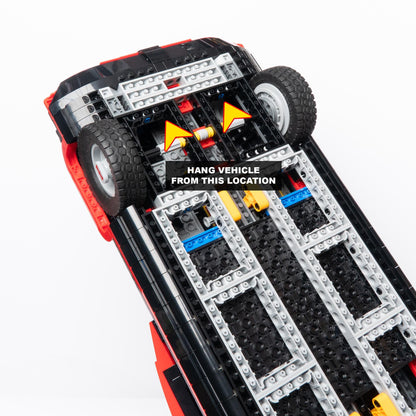 Vertical Wall Mount for LEGO Batman The Classic TV Series Batmobile - 76328