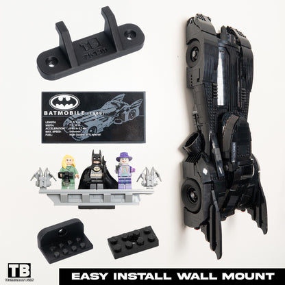 Vertical Wall Mount for LEGO 1989 Batmobile - 76139