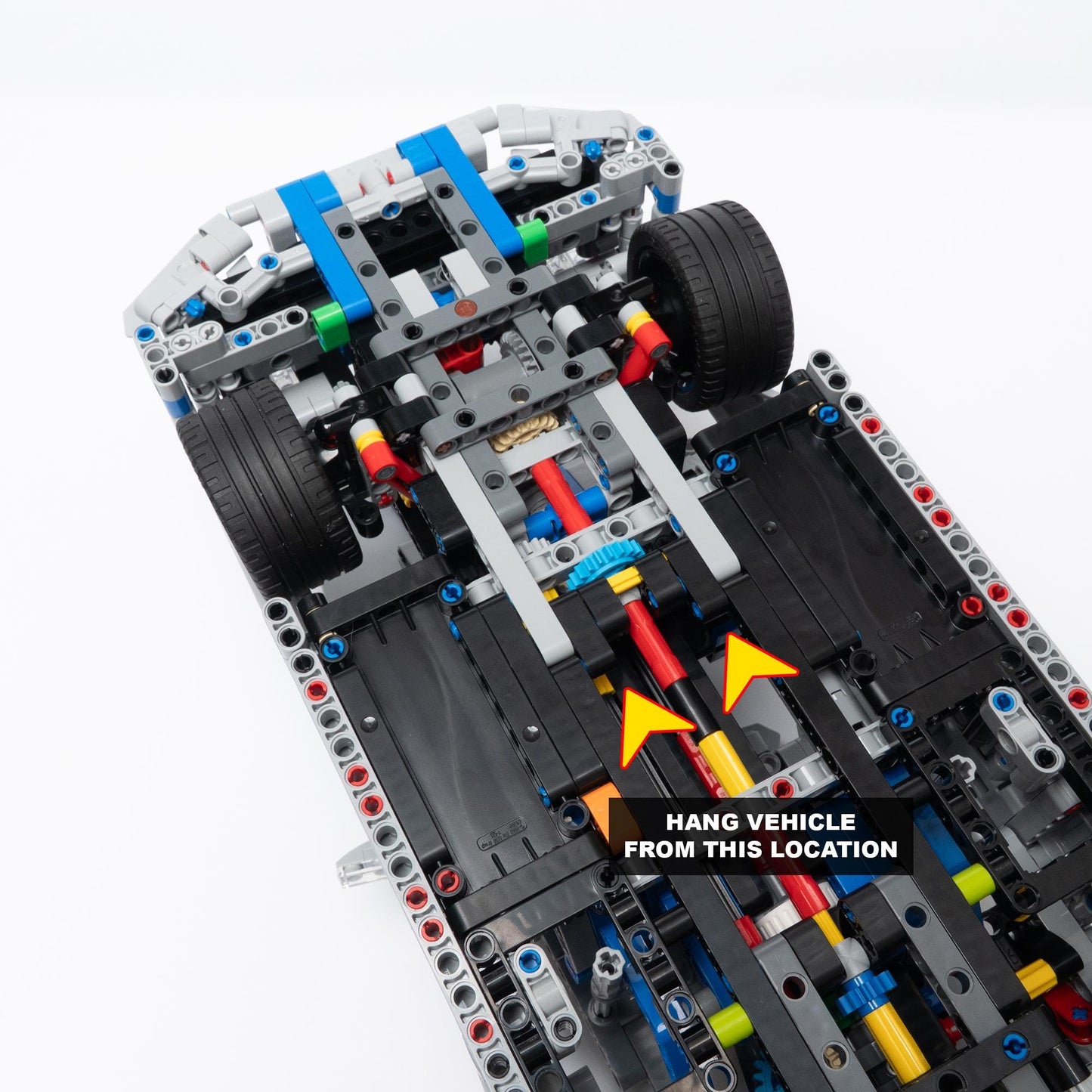 Vertical Wall Mount for LEGO 2 Fast 2 Furious Nissan Skyline GT-R (42210)