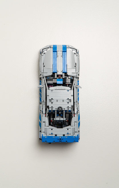 Vertical Wall Mount for LEGO 2 Fast 2 Furious Nissan Skyline GT-R (42210)
