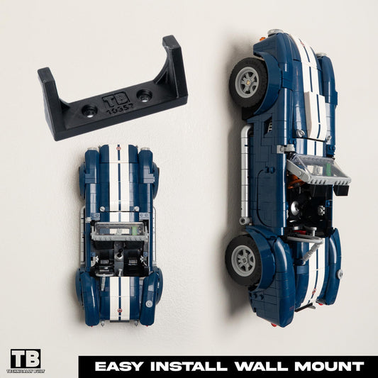 Vertical Wall Mount for LEGO Icons Shelby Cobra 427 S/C-10357
