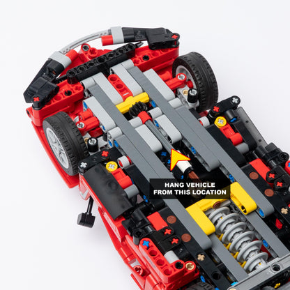 Vertical Wall Mount for LEGO Ferrari FXX K (42212)
