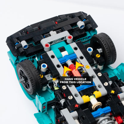 Vertical Wall Mount for LEGO Aston Martin Valkyrie (42208)