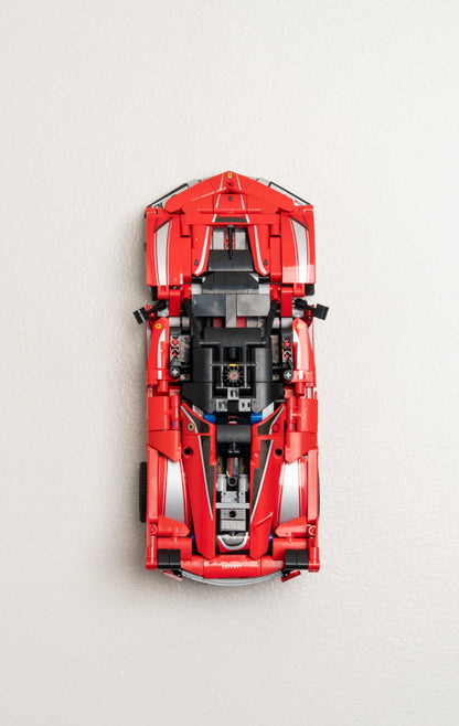 Vertical Wall Mount for LEGO Ferrari FXX K (42212)