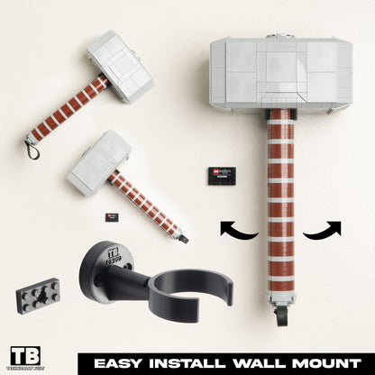 Wall Mount for LEGO Marvel Thor's Hammer-76209
