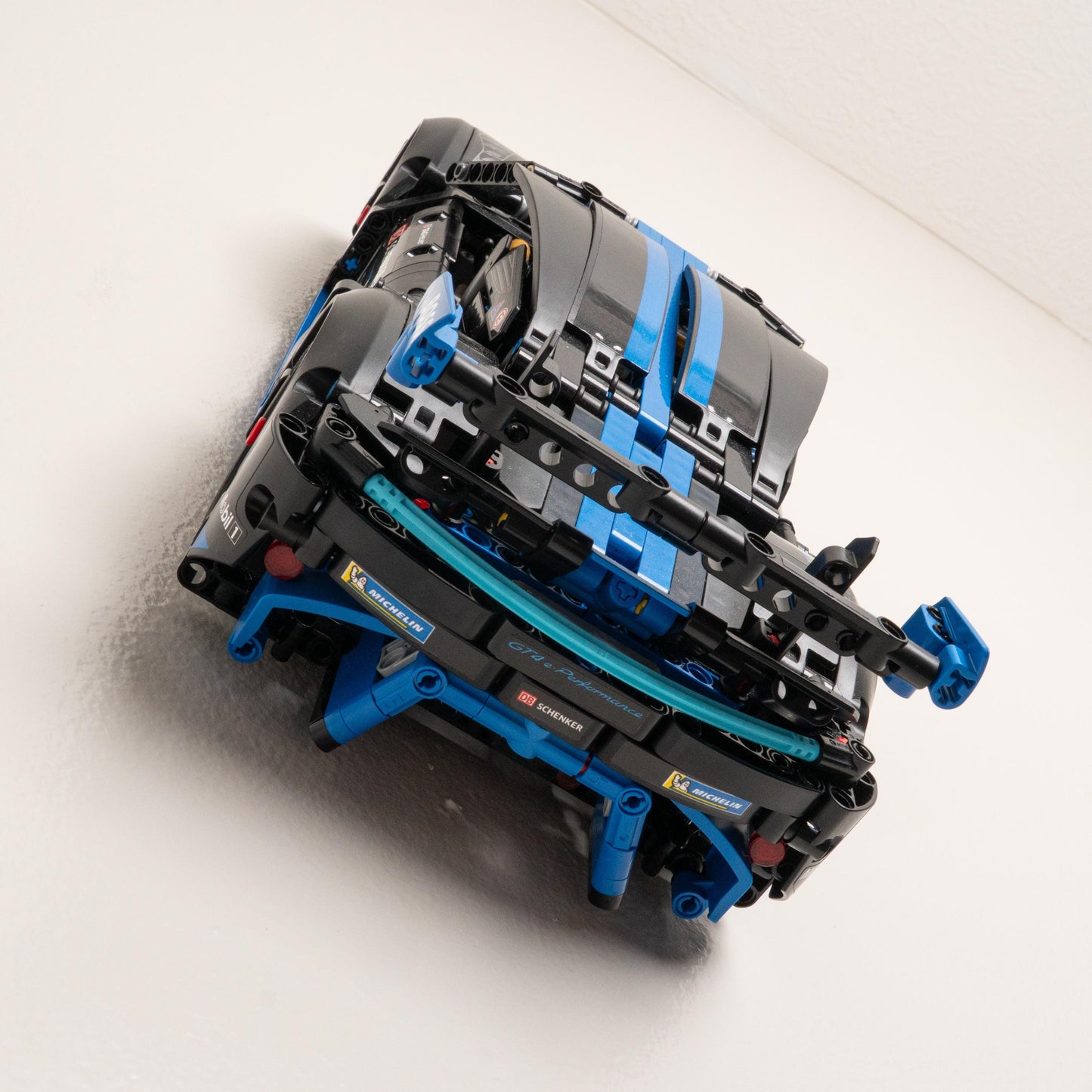 Vertical Wall Mount for LEGO Porsche GT4 e-Performance Race Car (42176)
