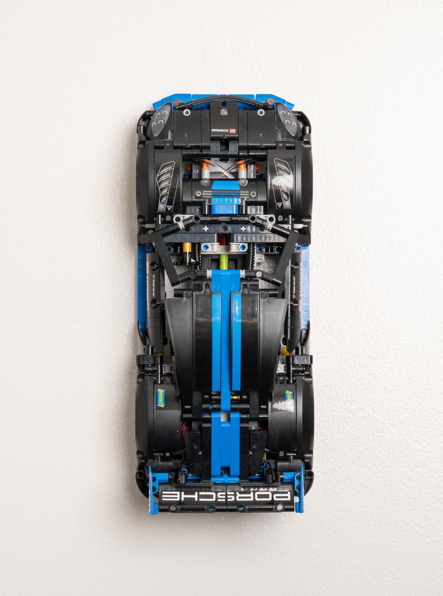 Vertical Wall Mount for LEGO Porsche GT4 e-Performance Race Car (42176)