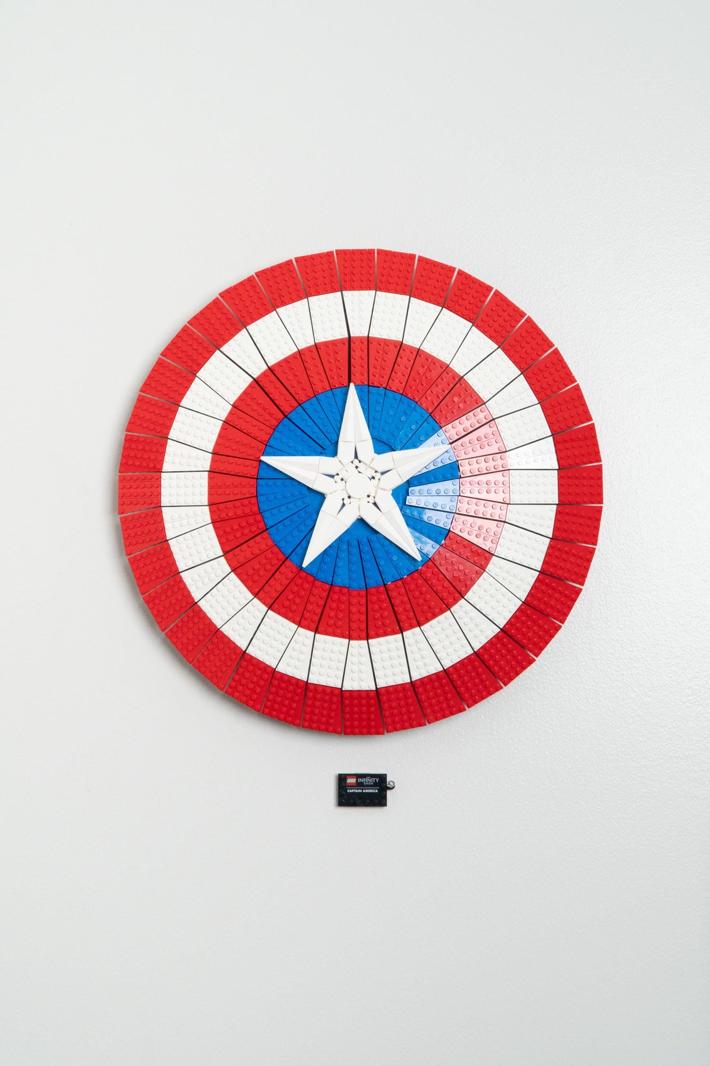 Wall Mount for LEGO Captain America's Shield-76262