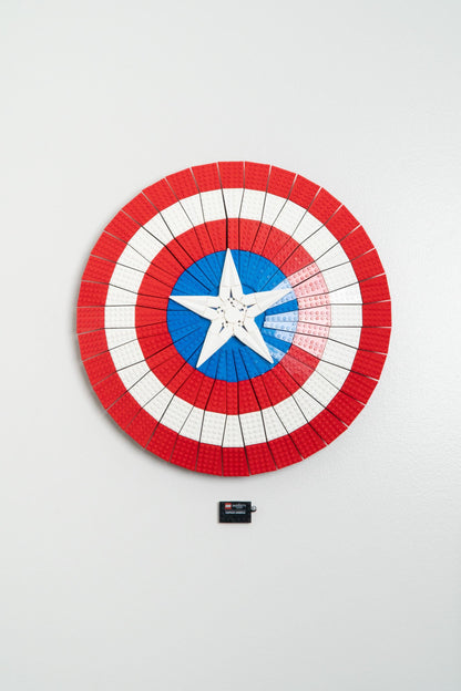 Wall Mount for LEGO Captain America's Shield-76262