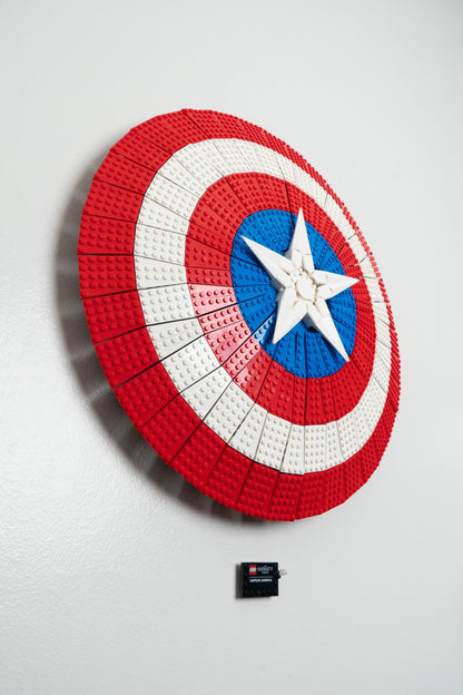 Wall Mount for LEGO Captain America's Shield-76262
