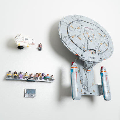Vertical Wall Mount for LEGO Star Trek: U.S.S. Enterprise NCC-1701-D-10356