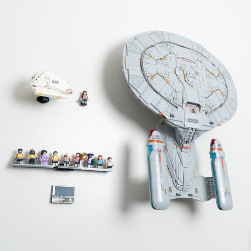 Vertical Wall Mount for LEGO Star Trek: U.S.S. Enterprise NCC-1701-D-10356