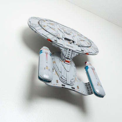 Vertical Wall Mount for LEGO Star Trek: U.S.S. Enterprise NCC-1701-D-10356