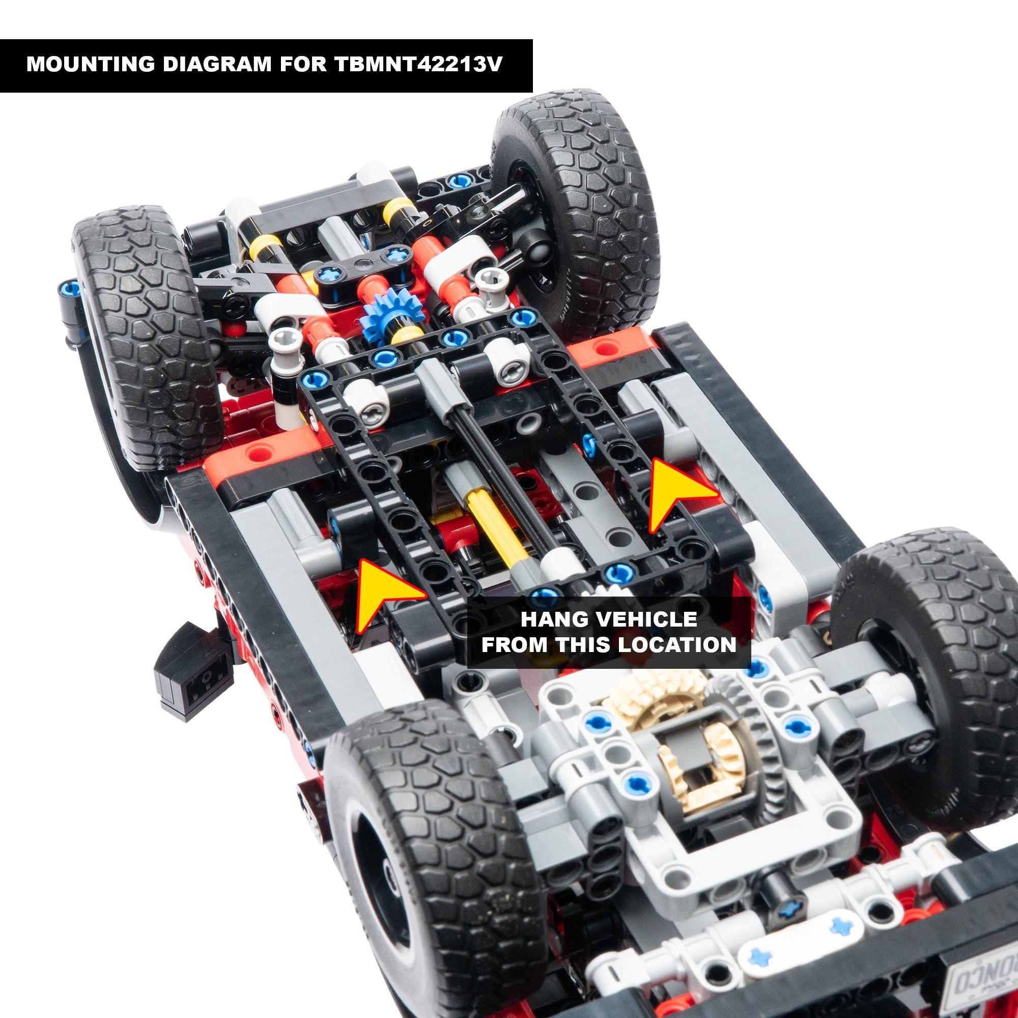 TOKIO フォトスタンド Vertical Wall Mount for LEGO Technic Ford Bronco® SUV-42213
