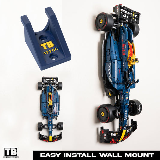 Upside Down Wall Mount for LEGO Oracle Red Bull Racing RB20 F1 Car-42206