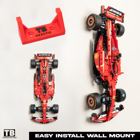 Upside Down Wall Mount for LEGO Ferrari SF-24 F1 Car-42207