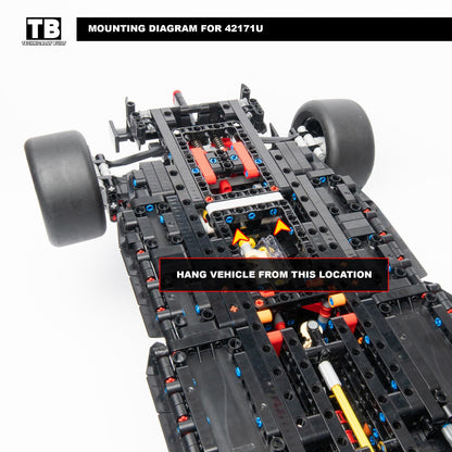 Upside Down Wall Mount for LEGO Mercedes-AMG F1 W14-42171