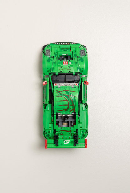 Vertical Wall Mount for LEGO Technic Porsche 911 GT3 R REXY AO Racing Car-42224