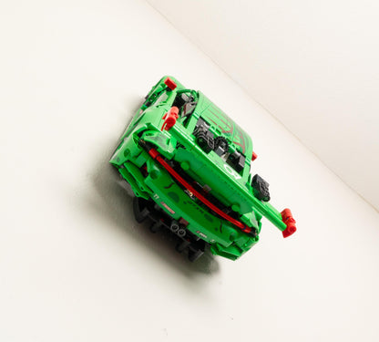 Vertical Wall Mount for LEGO Technic Porsche 911 GT3 R REXY AO Racing Car-42224