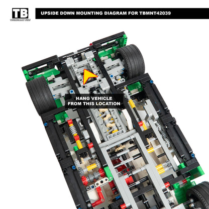Wall Mount for LEGO Technic 24 Hour Race Car-42039