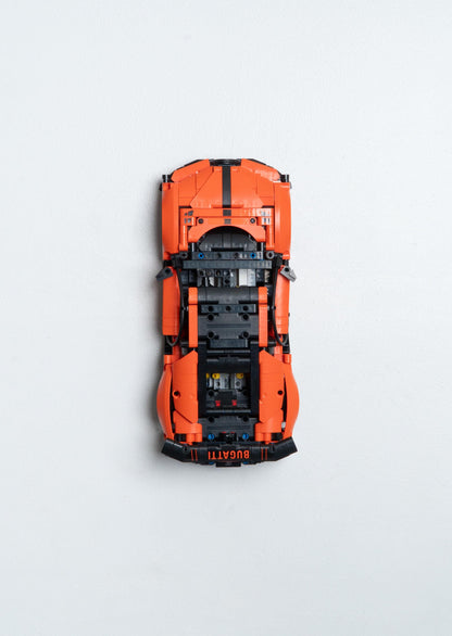 Vertical Wall Mount for LEGO Technic Bugatti Chiron Pur Sport Hypercar-42222