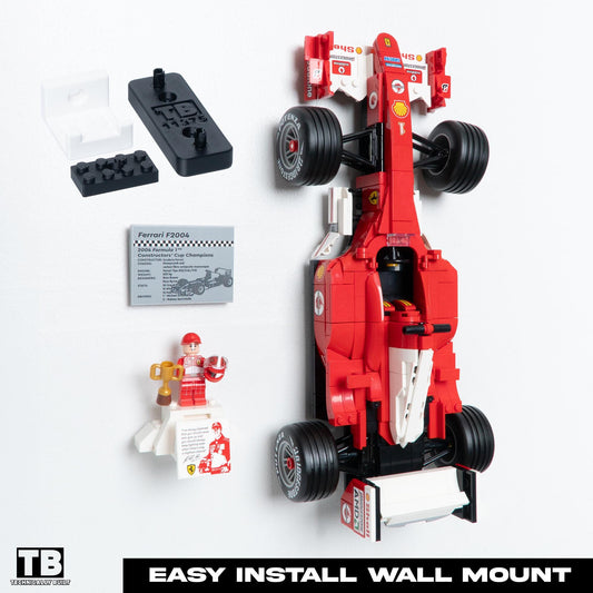 Wall Mount for LEGO Icons Ferrari F2004 & Michael Schumacher-11375