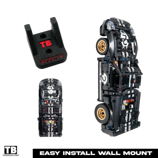 Vertical Wall Mount for LEGO Technic 1966 Ford GT40 MKII Race Car-42223