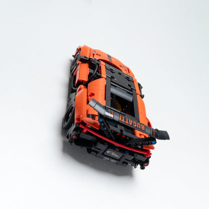 Vertical Wall Mount for LEGO Technic Bugatti Chiron Pur Sport Hypercar-42222